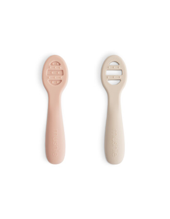 Mushie Başlangıç Kaşık Seti // Blush - Shifting Sand