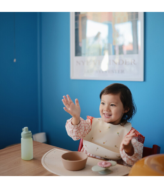 Mushie Silikon Püre Şişesi (2 Adet) // Blush