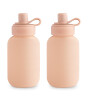 Mushie Silikon Püre Şişesi (2 Adet) // Blush
