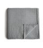 Mushie Organik Müslin Örtü // Belgian Gray