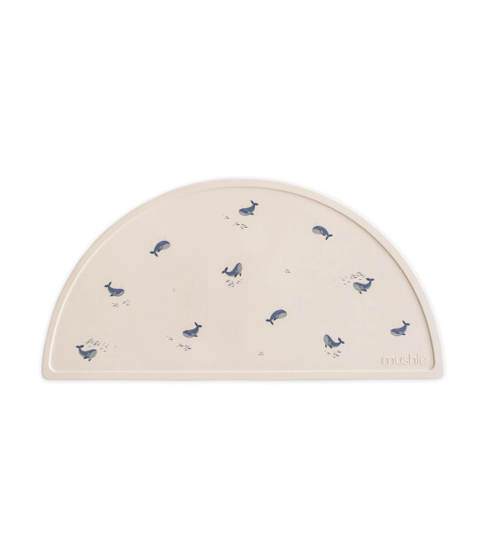 Mushie Silikon Mat // Whales