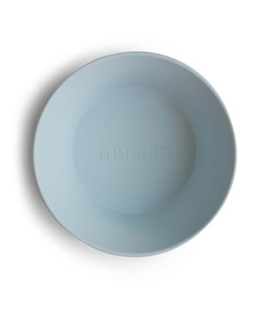 Mushie Yuvarlak Yemek Kasesi (2 Adet) // Powder Blue