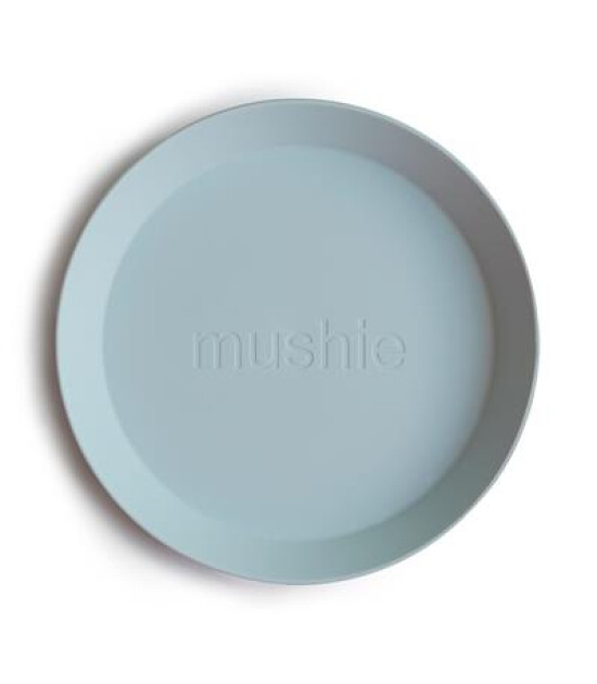 Mushie Yuvarlak Yemek Tabağı (2 Adet) // Powder Blue