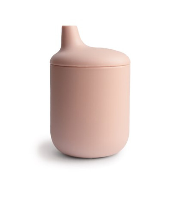 Mushie Pipetli Silikon Sippy Cup // Blush