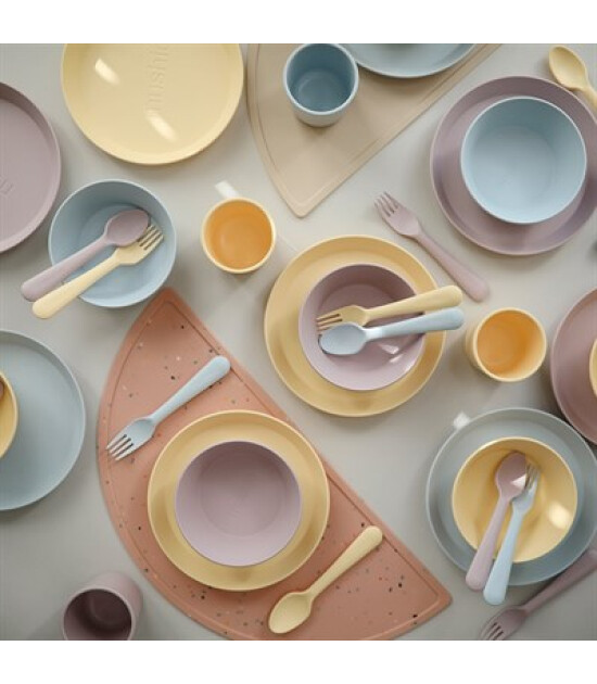 Mushie Silikon Mat // Rainbow