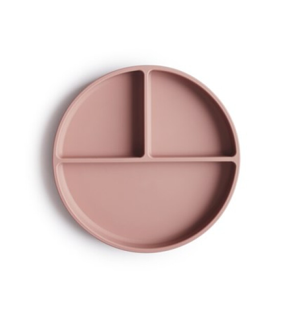 Mushie Silikon Vakumlu Tabak // Blush