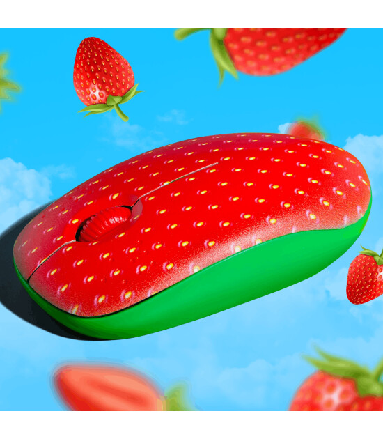 Mustard Kablosuz Mouse // Stawberry