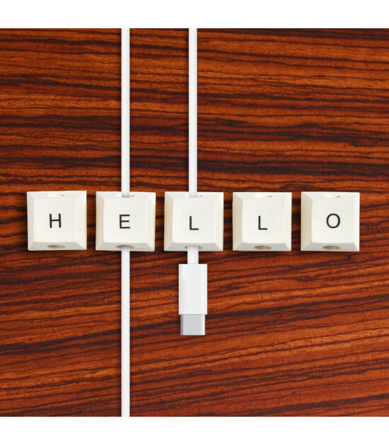 Mustard Retro Kablo Düzenleyici // Klavye Tuş