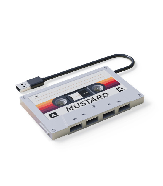Mustard 4 USB &Ccedil;oğaltıcı // Retro