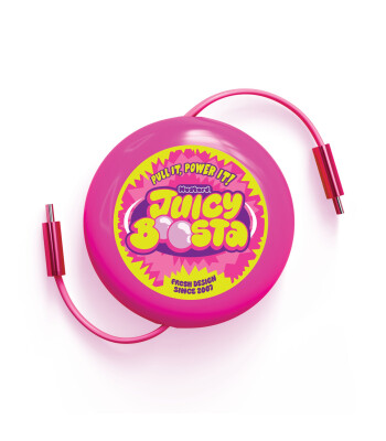 Mustard Juicy Boosta Hızlı Şarj Kablosu // Pembe