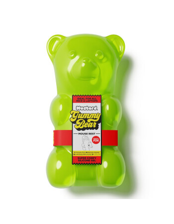 Mustard Silikon Mouse Bilek Desteği Gummy Bear // Yeşil