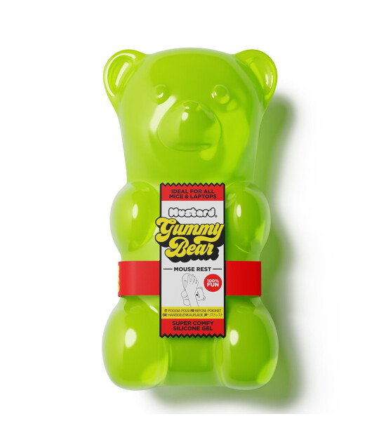 Mustard Gummy Bear Mouse Bilek Desteği - Yeşil