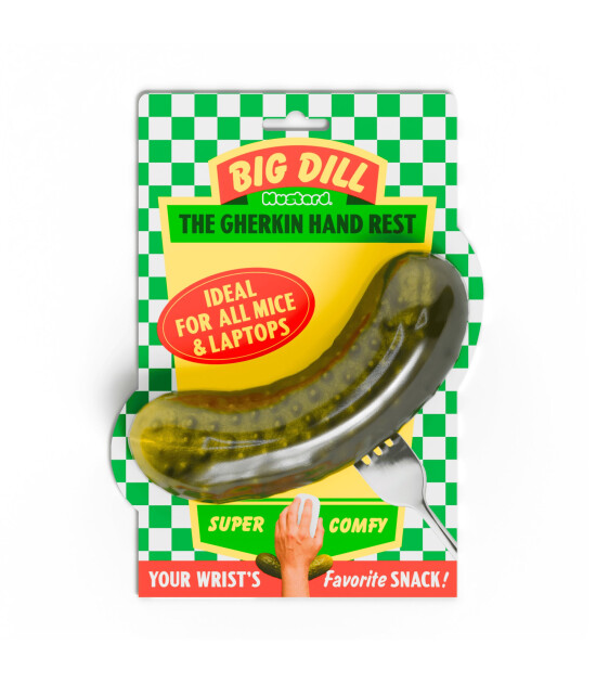 Mustard Silikon Mouse Bilek Desteği // Kornişon