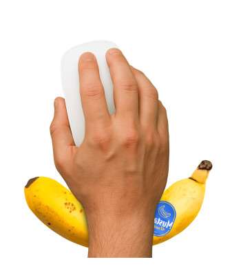 Mustard Silikon Mouse Bilek Desteği // Banana