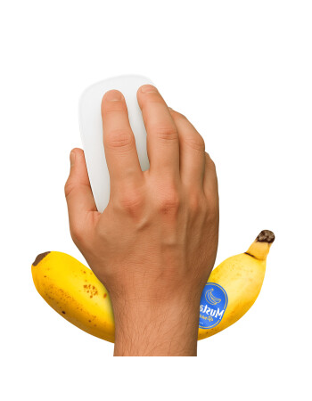 Mustard Silikon Mouse Bilek Desteği // Banana