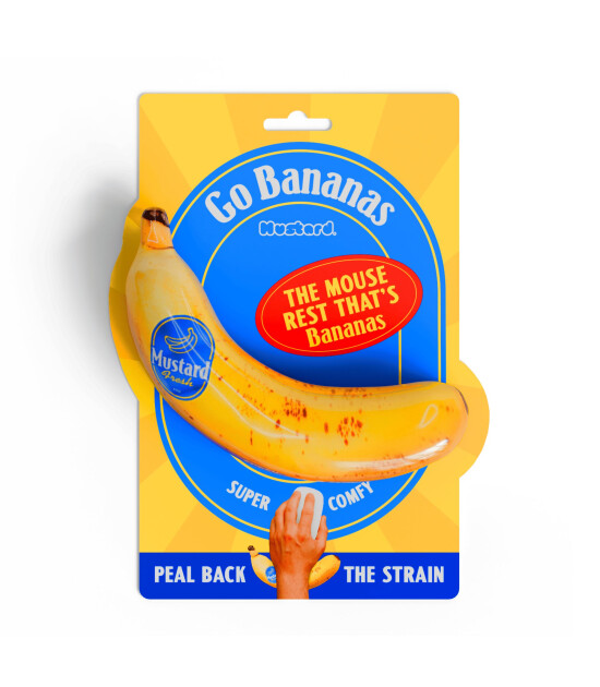 Mustard Silikon Mouse Bilek Desteği // Banana