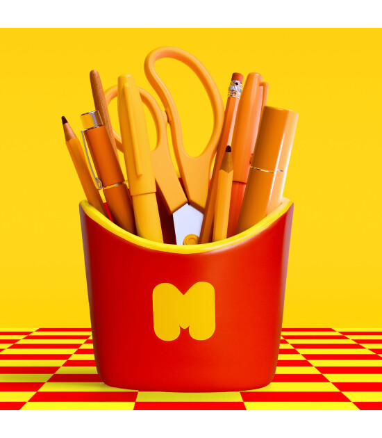 Mustard Seramik Kalemlik // Fries