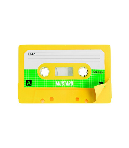 Mustard Kaset Sticky Not Kağıdı
