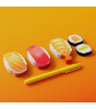 Mustard Sushi Bento Sticky Not Kağıdı ve Page Marker Seti