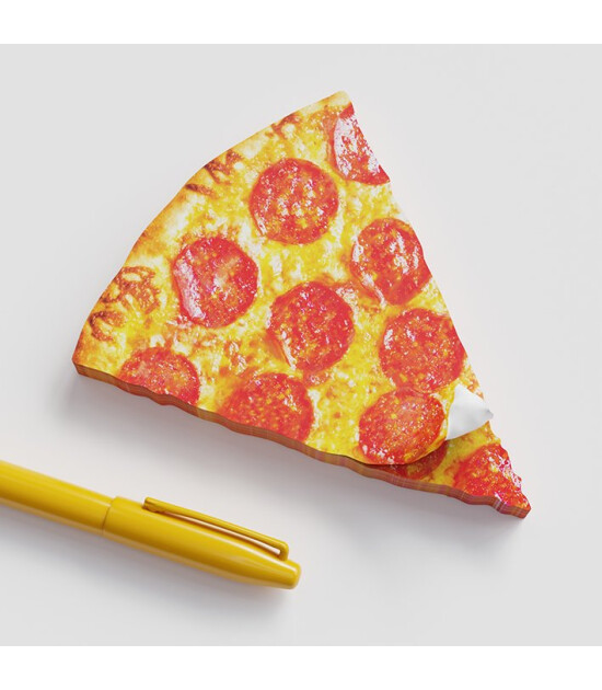 Mustard Pizza Sticky Not Kağıdı