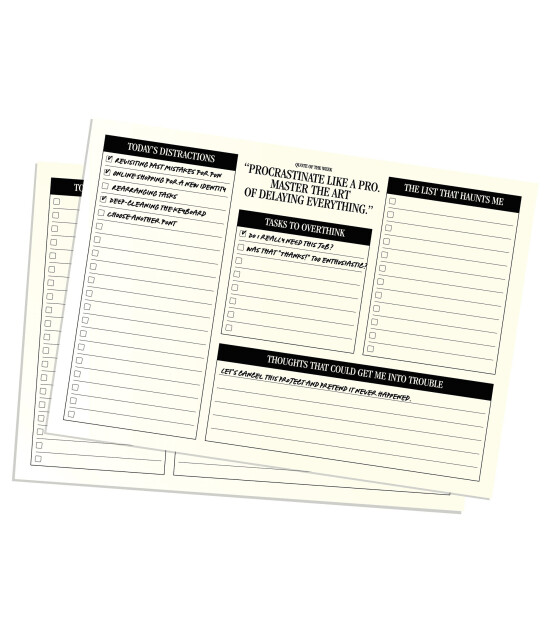 Mustard Aşırı D&uuml;ş&uuml;nenin Planlayıcı Masa Defteri