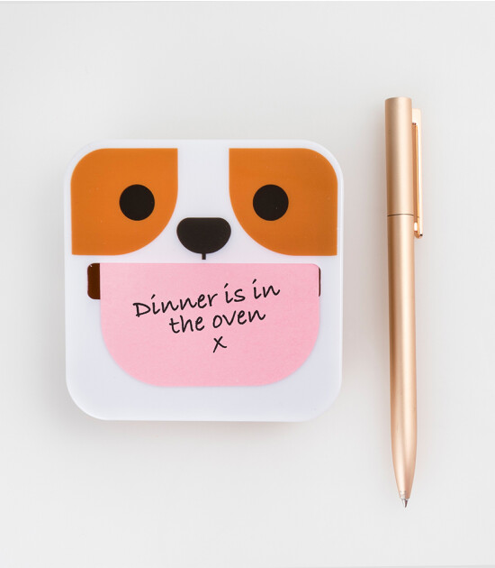 Mustard Sticky Notes Not Kağıdı // Dippy Dog
