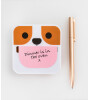 Mustard Sticky Notes Not Kağıdı // Dippy Dog