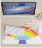 Mustard Mouse Pad // Rainbow