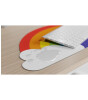 Mustard Mouse Pad // Rainbow