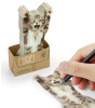 Mustard Sticky Notes Not Kağıdı // Cat in a Box