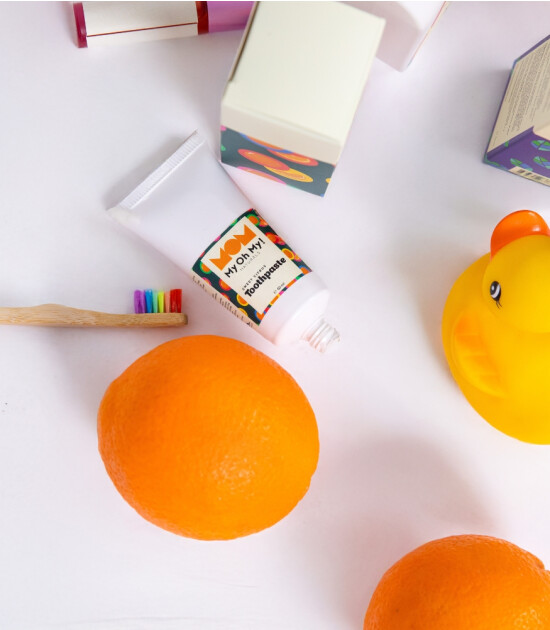My Oh My! Naturals Organik Florürlü Çocuk Diş Macunu // Tatlı Portakal Uçucu Yağı