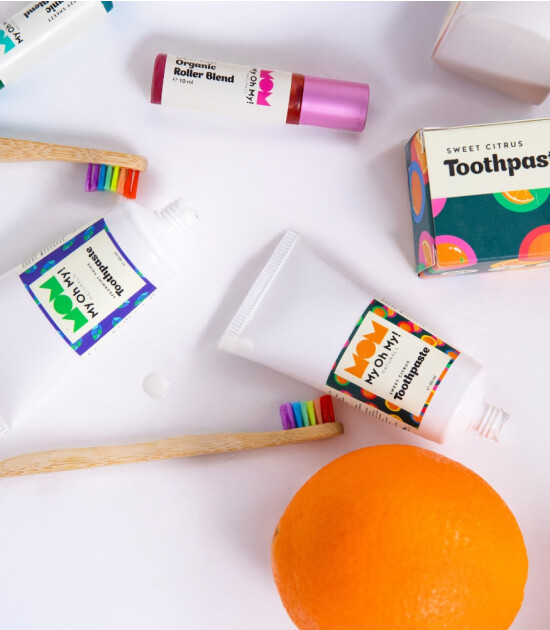 My Oh My! Naturals Organik Florürlü Çocuk Diş Macunu // Tatlı Nane Uçucu Yağı
