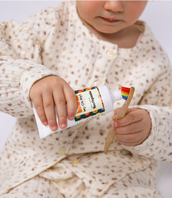 My Oh My! Naturals Organik Florürlü Çocuk Diş Macunu // Tatlı Portakal Uçucu Yağı
