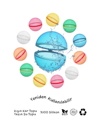 Boops Mıknatıslı Su Topları (6 Adet)