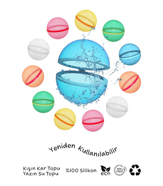 Boops Mıknatıslı Su Topları (6 Adet)