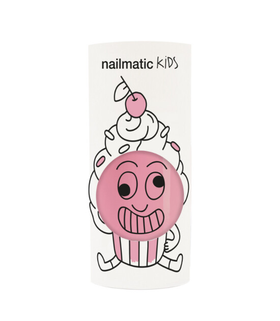 Nailmatic Kids Su Bazlı Çocuk Tırnak Cilası // Cookie (Pembe)