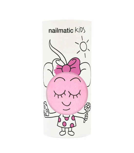 Nailmatic Kids Su Bazlı Çocuk Tırnak Cilası // Dolly (Neon Pembe)