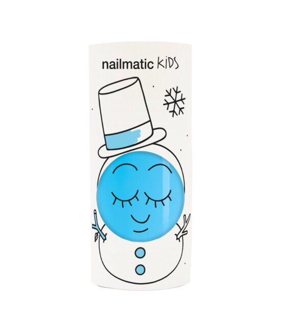 Nailmatic Kids Su Bazlı Çocuk Tırnak Cilası // Freezy (Gök Mavi)