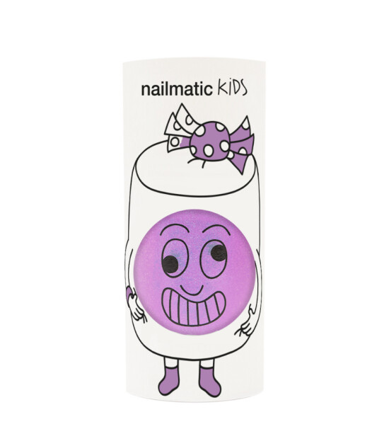 Nailmatic Kids Su Bazlı Çocuk Tırnak Cilası // Marshi (Neon Lila)