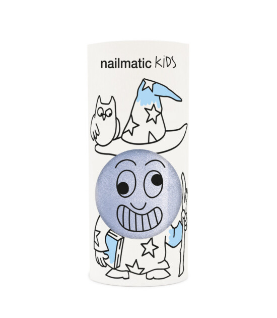 Nailmatic Kids Su Bazlı Çocuk Tırnak Cilası // Merlin (Parlak Mavi)