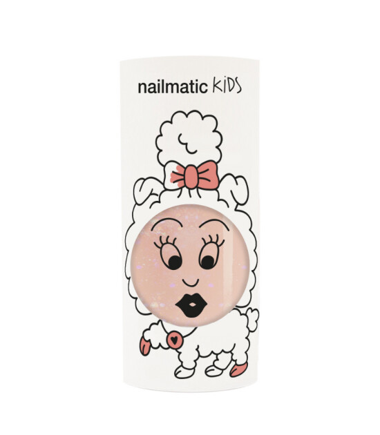Nailmatic Kids Su Bazlı Çocuk Tırnak Cilası // Peachy (Simli Şeftali)