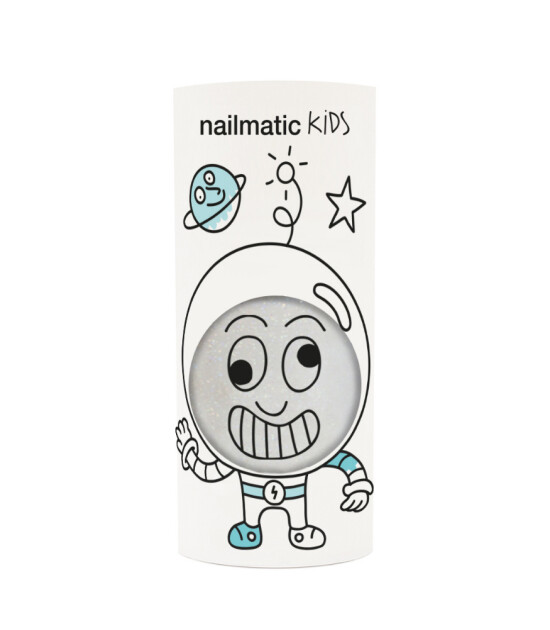 Nailmatic Kids Su Bazlı Çocuk Tırnak Cilası // Super (Simli Parlatıcı)