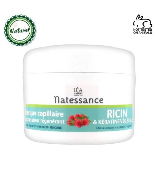 NATESSANCE Hint Yağı Onarıcı, Güçlendirici, Düzleştirici Saç Maskesi 200 ml