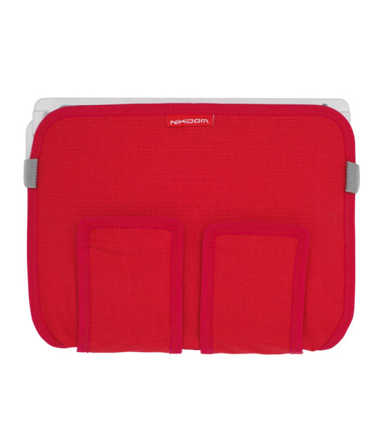 Nikidom Flat Pack Booster Katlanabilir Portatif Mama Sandalyesi // Kırmızı