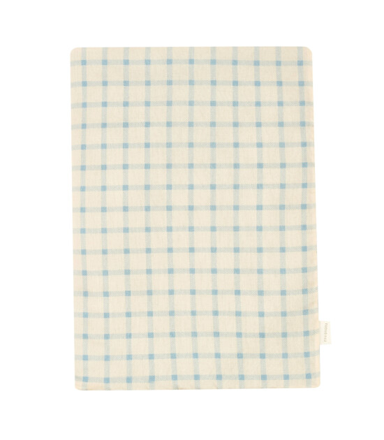 Nobodinoz Stories Battaniye, Vanilla Blue Squares 70x140 cm
