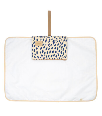 Nobodinoz Hyde Park Su Geçirmez Alt Değiştirme Matı // Leonie Blue