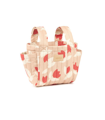 Nobodinoz Hyde Park Bebek Arabası Düzenleyici Çanta // Red Tulip