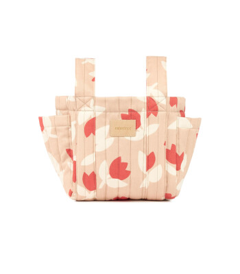 Nobodinoz Hyde Park Bebek Arabası Düzenleyici Çanta // Red Tulip