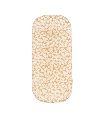 Nobodinoz Wabi Sabi Lastikli Mini &Ccedil;arşaf, Golden Brown Sakura