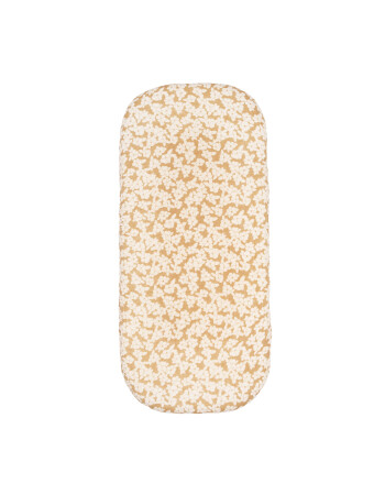 Nobodinoz Wabi Sabi Lastikli Mini &Ccedil;arşaf, Golden Brown Sakura
